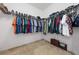 Large walk-in closet with ample shelving and hanging space at 16067 Shasta St, Clermont, FL 34714