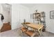 Home office space featuring modern furniture, a neutral color palette, and stylish decor at 1609 Hill Park Dr, Deltona, FL 32725