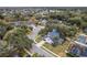 Neighborhood aerial view featuring the house with pool, set in a beautiful suburban community at 231 Chestnut Ridge St, Winter Springs, FL 32708
