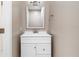 Clean bathroom featuring a white vanity with storage, neutral wall colors, and modern fixtures at 231 Chestnut Ridge St, Winter Springs, FL 32708