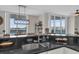 Modern kitchen and countertop with a view of the ocean at 241 Riverside Dr # 201, Daytona Beach, FL 32117