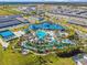 Aerial view of community amenities including pool and clubhouse at 4114 Lana Ave, Davenport, FL 33897