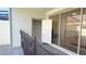 Private patio with sliding glass doors at 4114 Lana Ave, Davenport, FL 33897