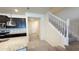 White staircase leading to the second floor at 4114 Lana Ave, Davenport, FL 33897