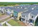 Aerial view of townhouses under construction at 4285 Prologue Way, Kissimmee, FL 34746