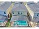 Aerial view of home with pool and spa at 4285 Prologue Way, Kissimmee, FL 34746