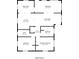 Detailed floor plan showcasing the layout of the home, including dimensions of rooms at 451 Rogers St, Orlando, FL 32811