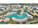 Aerial view of the resort-style community pool and amenities at 4608 Egg Harbor Dr, Kissimmee, FL 34746