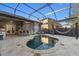 Inviting pool area with a covered patio at 6001 Caymus Loop, Windermere, FL 34786