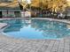 Relaxing kidney-shaped pool with patio area at 6088 Westgate Dr # 103, Orlando, FL 32835