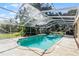 Relaxing screened-in pool area at 718 32Nd St, Orlando, FL 32806