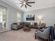 Bright and airy living room with a cozy seating area and large windows at 7521 Mourning Dove Cir # 303, Reunion, FL 34747