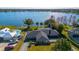 Lakefront home with pool and boat dock; expansive lake views at 115 N Lake Florence Dr, Winter Haven, FL 33884