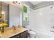 Clean bathroom with updated vanity and fixtures at 12666 Moss Park Ridge Dr, Orlando, FL 32832