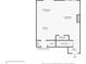 First floor layout featuring a living room, kitchen, dining room, bathroom, and foyer at 1778 Sundance Chase Rd, Minneola, FL 34715