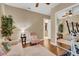 Spacious bedroom with hardwood floors and mirrored closet at 1829 Brackenhurst Pl, Lake Mary, FL 32746