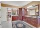 Luxurious Primary bathroom with double vanity, soaking tub, and separate shower at 1829 Brackenhurst Pl, Lake Mary, FL 32746