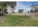 Spacious backyard featuring a large grassy area and a wooden fence for privacy at 1886 Elkcam Blvd, Deltona, FL 32725