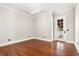 Hardwood floor bedroom with access to a private patio at 236 Acadia Ter, Celebration, FL 34747