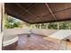 Relaxing outdoor patio space with terracotta tile flooring at 236 Acadia Ter, Celebration, FL 34747