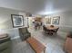 Bright dining area with round table and chairs, near kitchen at 3187 Sea World Ct, Kissimmee, FL 34746