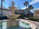 Ornate fountain in the community courtyard at 3187 Sea World Ct, Kissimmee, FL 34746