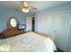 Comfortable bedroom featuring a ceiling fan and closet at 3197 Sea World Ct, Kissimmee, FL 34746