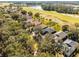 Aerial view of houses near a golf course at 4 Arika At Lionspaw, Daytona Beach, FL 32124