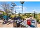 Spacious backyard with patio furniture and golf course view at 4 Arika At Lionspaw, Daytona Beach, FL 32124