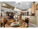 Kitchen dining area with a table and chairs at 4 Arika At Lionspaw, Daytona Beach, FL 32124