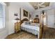 Bright main bedroom with a comfortable king-size bed at 4 Arika At Lionspaw, Daytona Beach, FL 32124