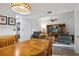 Dining area with view of living room and laundry area at 600 Cranes Way # 206, Altamonte Springs, FL 32701