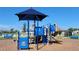 playground with shade structure and play equipment at 648 Daring Dr, Davenport, FL 33837