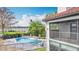 The community pool is fenced in and has a large grassy area to place lounge chairs at 660 Killarney Bay Ct # 6, Winter Park, FL 32789