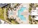 Resort-style pool with spacious deck and lounge areas at 7740 Sandy Ridge Dr # 127, Reunion, FL 34747