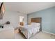 Bedroom with a comfortable bed and built-in TV at 828 Scrub Oak Hammock Rd, Davenport, FL 33837