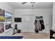 Bedroom with double bed and closet at 9127 Sw 57Th Ter, Ocala, FL 34476