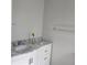 Updated bathroom featuring white vanity with marble countertop at 1026 Lake Jessamine Dr, Orlando, FL 32839