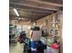 Spacious garage with storage and shelving at 1026 Lake Jessamine Dr, Orlando, FL 32839