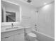 Clean bathroom with a bathtub and updated vanity at 1762 Mondrian Cir, Winter Park, FL 32789
