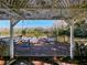 Serene dock overlooks a peaceful lake, perfect for relaxing or fishing at 2395 Windward Cv, Kissimmee, FL 34746