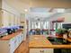 Kitchen with granite counters, stainless appliances & breakfast nook at 2395 Windward Cv, Kissimmee, FL 34746