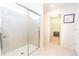 Bathroom with a large walk-in shower and a separate closet at 2472 Dubai St, Kissimmee, FL 34747