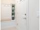 Convenient entryway with built-in bench seating and storage at 2472 Dubai St, Kissimmee, FL 34747