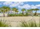 Beach volleyball court with palm trees at 2472 Dubai St, Kissimmee, FL 34747