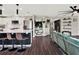 Modern kitchen with stainless steel appliances and island at 2583 Grassmoor Loop, Apopka, FL 32712