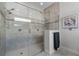 Spa-like bathroom with a large walk-in shower and glass enclosure at 2777 Southland St, St Cloud, FL 34772