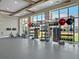 Fitness center with strength training and cardio equipment at 2777 Southland St, St Cloud, FL 34772