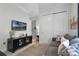 Relaxing office space with comfortable seating and a large TV at 2777 Southland St, St Cloud, FL 34772