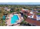 Large community pool with surrounding lounge chairs at 3713 Doune Way, Clermont, FL 34711